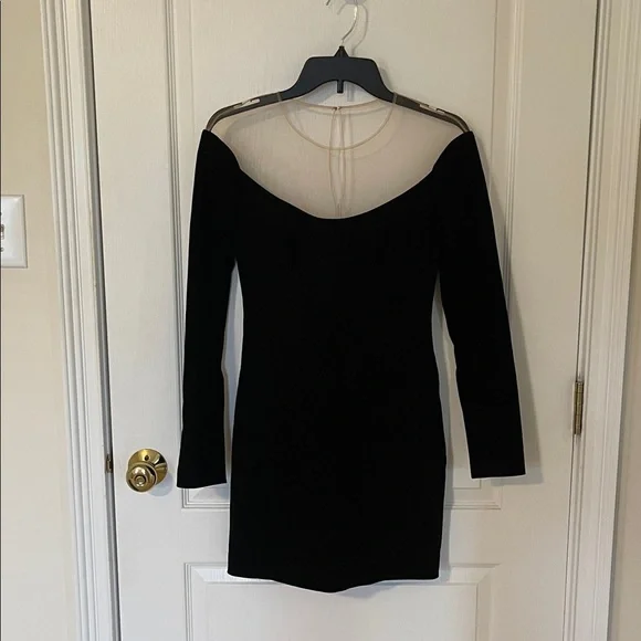 Alexander Wang Black Long Sleeve Dress